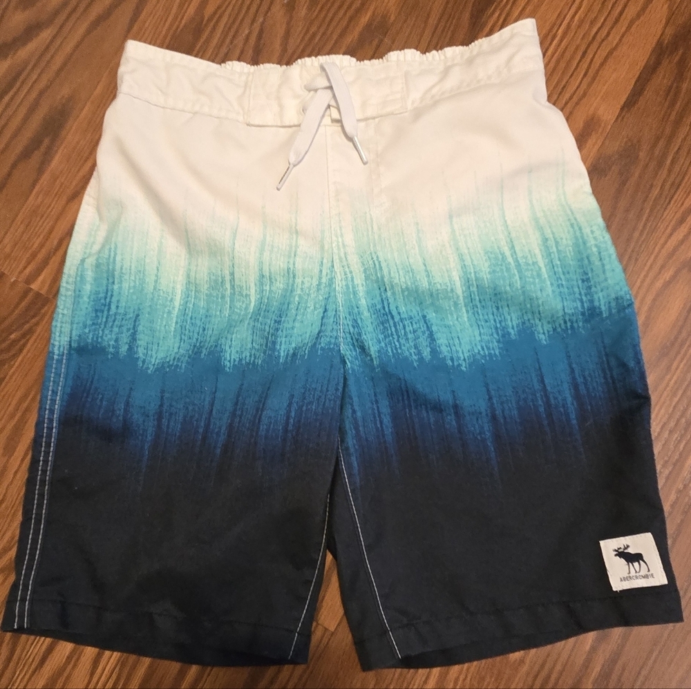 Abercrombie & Fitch Kids Blue Gradient Swim Trunks